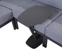 Table d'appoint pour salon en aluminium couleur "anthracite" - PANINO  TASTE