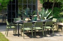 Table RIO en aluminium anthracite 210 cm - Nardi outdoor