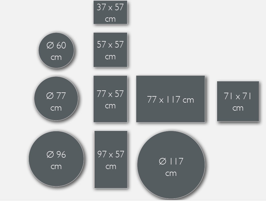 Table BISTRO 97 x 57 cm de FERMOB