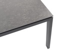 LAFITE Table de jardin en aluminium anthracite et plateau en céramique - TASTE by 4 seasons outdoor, 140x80 cm