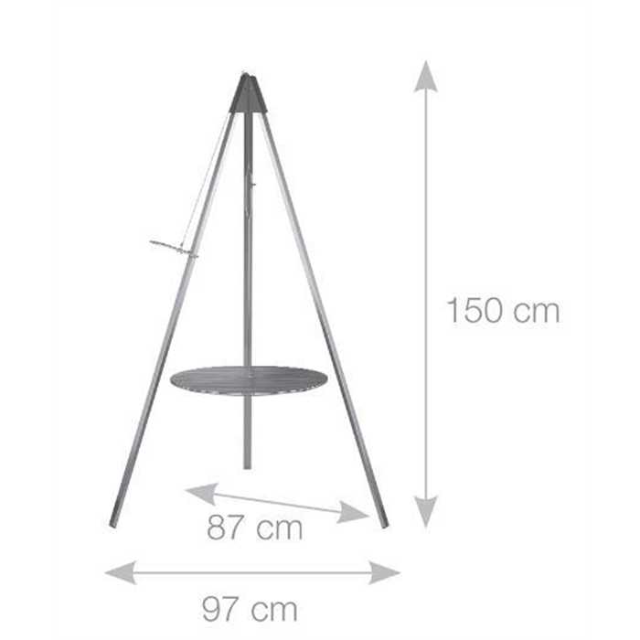 Dancook 9500 trépied avec grille suspendue - diamètre. 58 cm