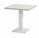 Table dining en aluminium couleur "blanche" - 75 x 75 cm - TITAN - TASTE, TITAN, 91059