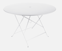 Table BISTRO ronde pliante en métal de FERMOB - Diamètre: 117 cm, TABLE, BISTRO, RONDE, 0237