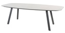 MANOLO Table de jardin en aluminium anthracite et plateau en céramique (240 x 103 cm) - TASTE by 4 SEASONS