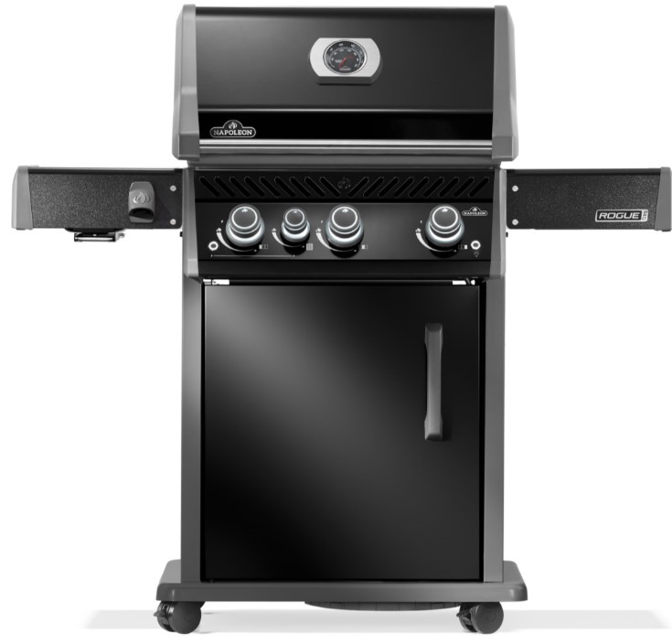 Barbecue au gaz Napoléon Rogue PRO 425 avec sizzle zone - couleur Noir - RP425SIBPK-2-NL