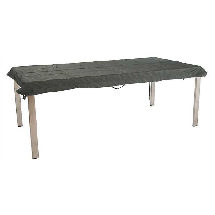 Housse de protection pour plateau de table rectangulaire -160x90 - polyester gris - STERN, 454821, HOUSSE, 4010187102844