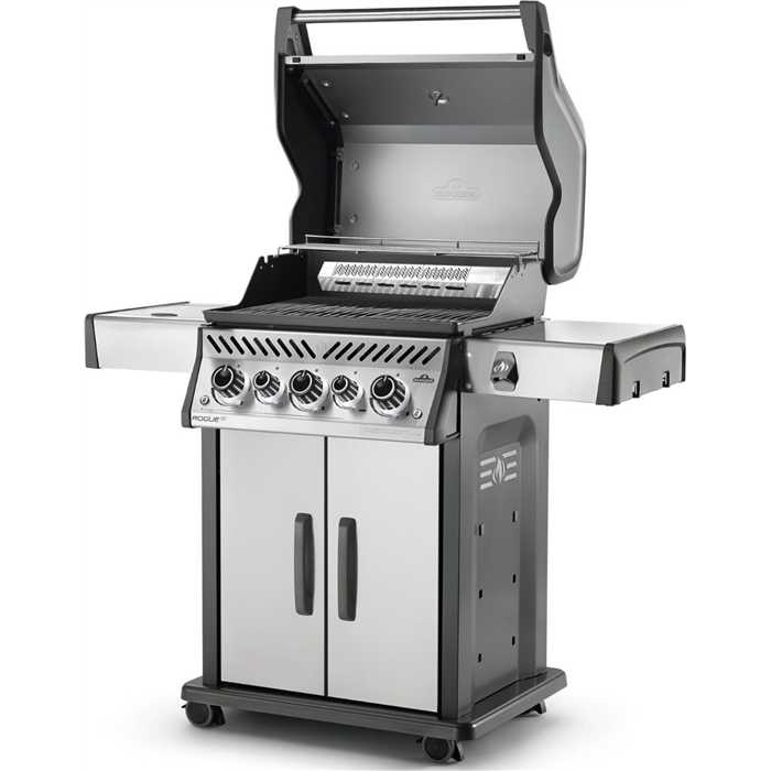 Barbecue au gaz - inox - grilles en inox - 3 brûleurs - sizzle zone - ROGUE SE 425 RSIB + Housse offerte - NAPOLEON, RSE425RSIBPSS, ROGUE