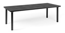 Table de jardin extensible en résine anthracite - LIBECCIO - Nardi, 47552.02.000, LIBECCIO, 4755202000