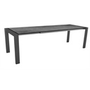 Table extensible de jardin -200(260)x90x75 cm - aluminium anthracite et plateau en hpl silverstar GAMME SELECT - STERN, 431311, 4010187121753