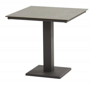 Table dining en aluminium couleur "carbone" - 75 x 75 cm - TITAN - TASTE, 91057, TITAN, 8720087002590