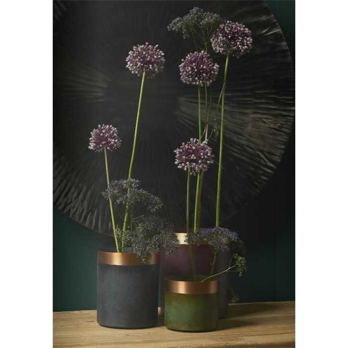 Vases Mona - assortiment de 3 - Vert bleu rouge