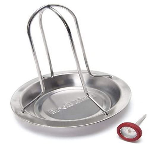 Petit support de cuisson pour poulet avec thermomètre Broil King, 60162691324, 370 69132, 0060162691324, 69132