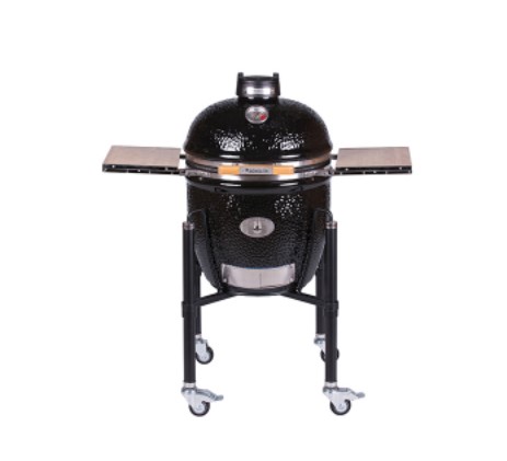 Barbecue au charbon de bois avec chariot de couleur noir Monolith Classic Pro série 2.0 noir, 360101001B, 360 101001B, '360121001B, 121001-BLACK, 121001B