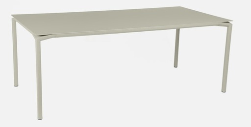 [Table en] Table en aluminium CALVI - 195 x 95 cm - FERMOB, TABLE, FERMOB, CALVI, 8740