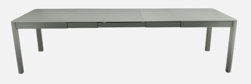 Table Extensible en aluminium RIBAMBELLE XL 149/299x100cm - FERMOB, extensible, TABLE, 5222, RIBAMBELLE