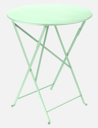 [Table ro] Table ronde pliante en métal - Diamètre 60 cm - Bistro de FERMOB, TABLE, BISTRO, RONDE, 0245