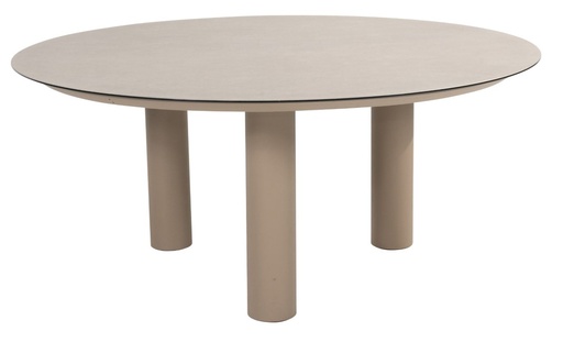 [TASTE-91644] DONATO low - Table de jardin couleur Latté - Diamètre: 160 cm H.69cm - TASTE by 4 seasons outdoor, LATTE, DONATO