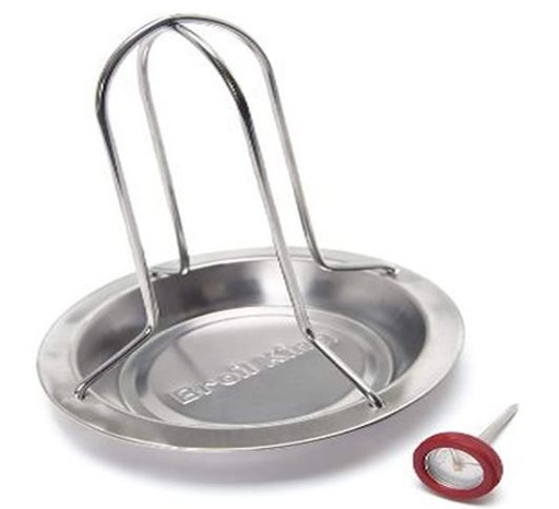 [BROIL KING 69132] Petit support de cuisson pour poulet avec thermomètre Broil King, 60162691324, 370 69132, 0060162691324, 69132